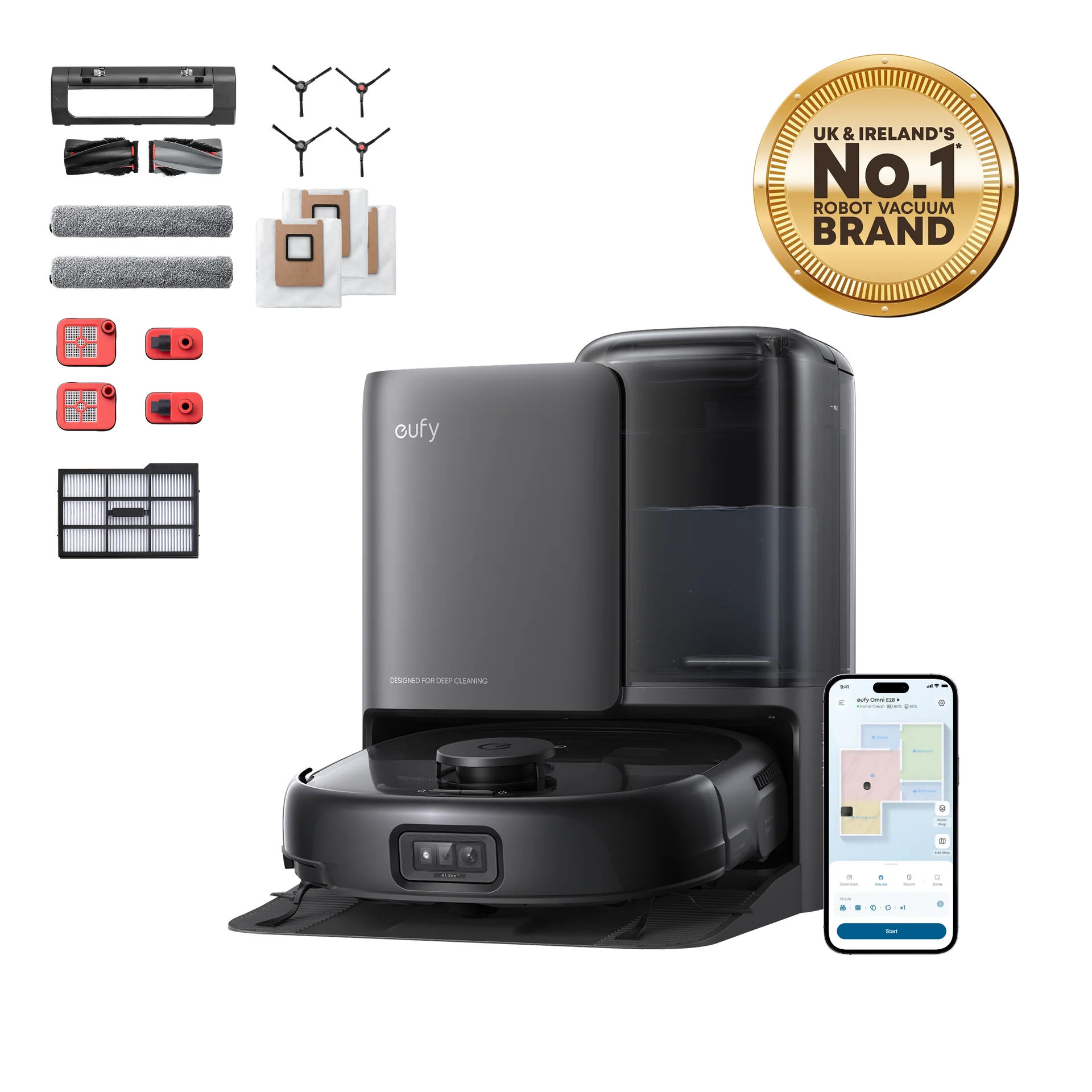 eufy UK smart home bundle — security camera and accessories for complete home protection